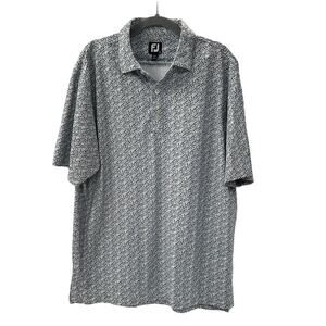FJ Foot Joy Performance Polo Shirt Brasstown Valley Size Large